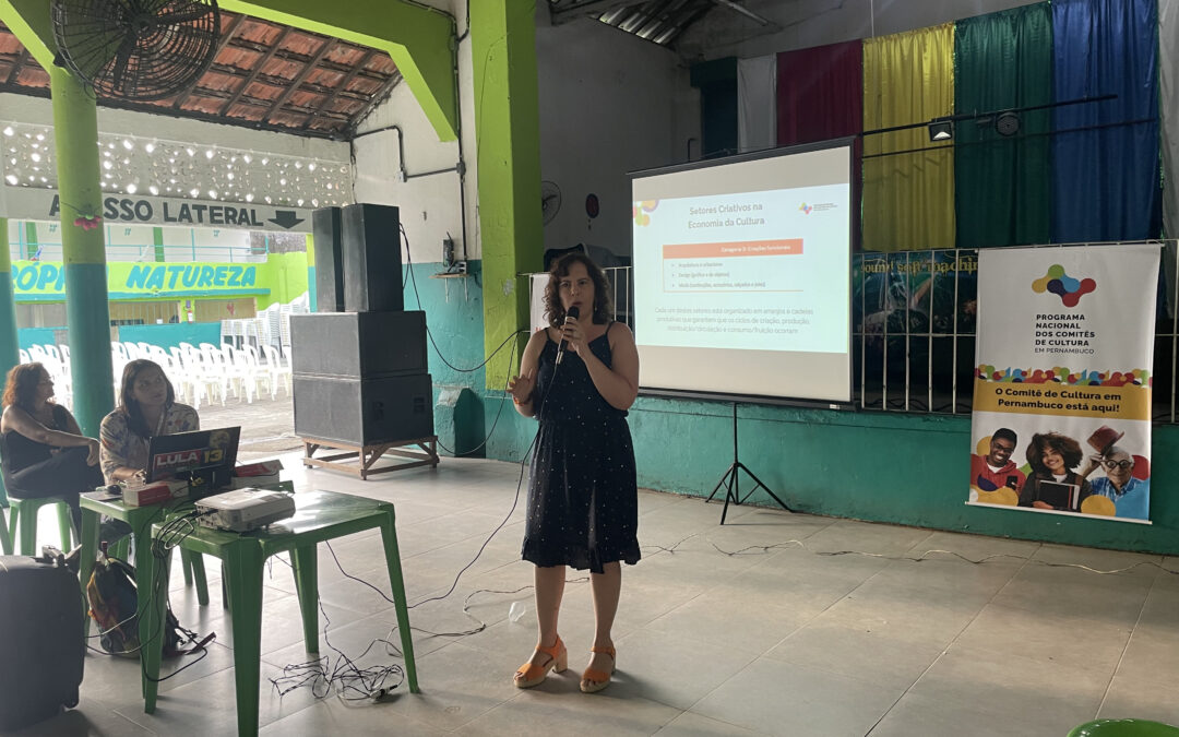 Apresentação: O que é o Comitê de Cultura de PE? Palestra: Coletivo e artistas como se formalizar?