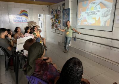 Apresentação “O que é o Comitê de Cultura em Amapá?” e palestra com o tema “Por uma cultura de direitos”.